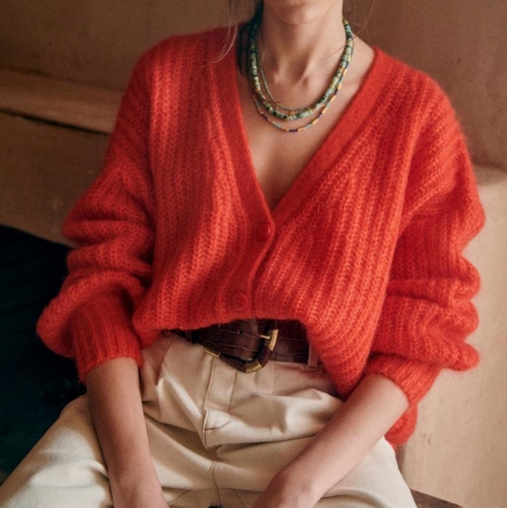 ❌️SOLD❌️ Sezane Red Jumper XS